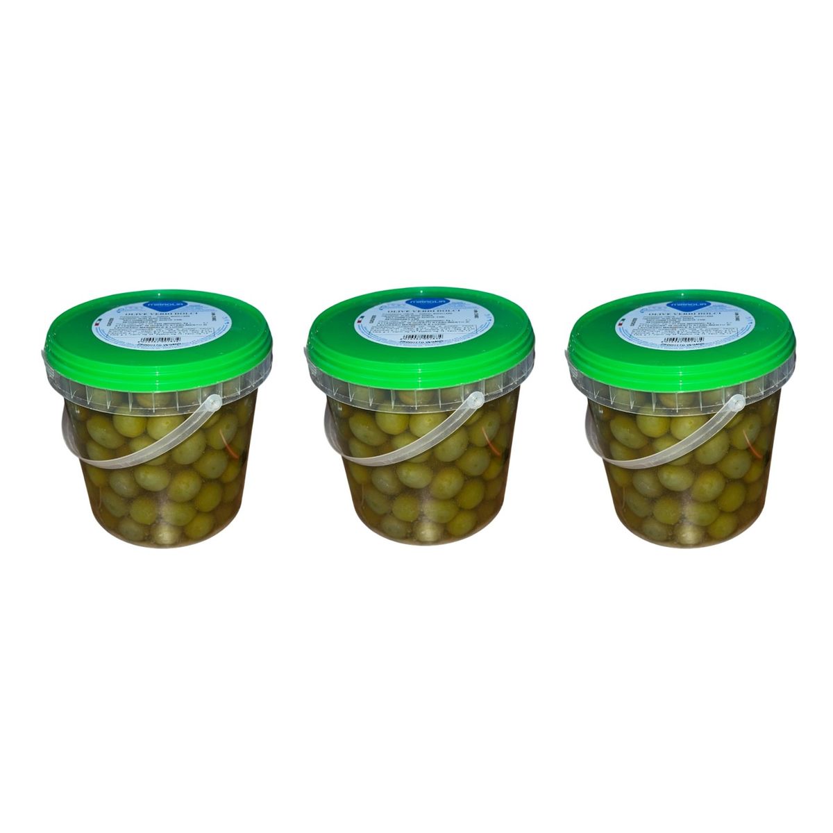 Miraglia Sweet Green Olives Nocellara Cultivation 1.65 Kg