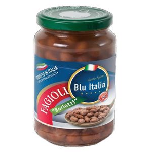 Blu Italia Haricots Borlotti en verre 360 Gr. 