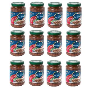 Blu Italia Haricots Borlotti en verre 360 Gr. _0