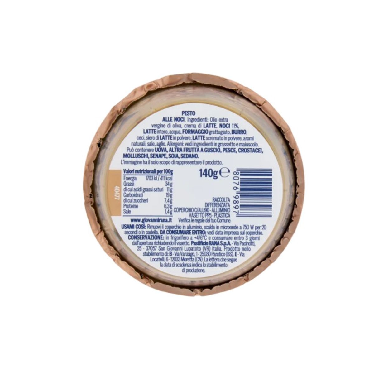 Giovanni Rana Nueces Pesto Fresco 140 Gr.