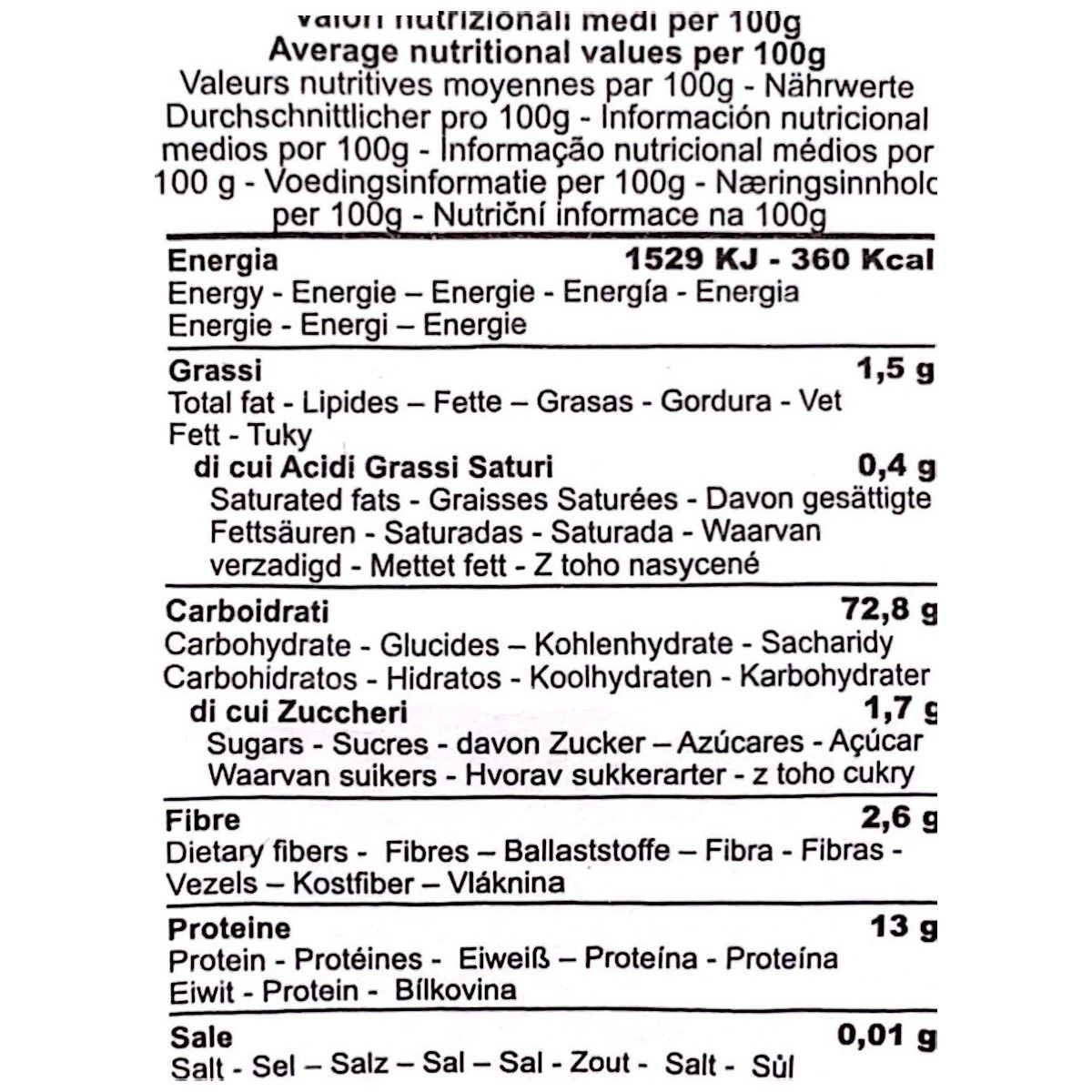 La Fabbrica della Pasta di Gragnano "Penne au citron onctueuse" 500 Gr.