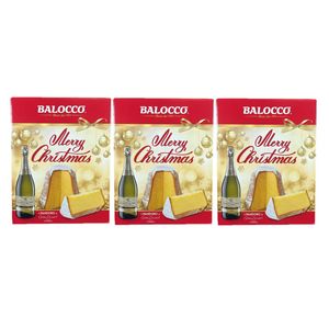 Balocco “Merry Christmas” Pandoro & Gran Dessert Toso 750 g – Pastel Navideño Italiano con Vino Espumoso_0