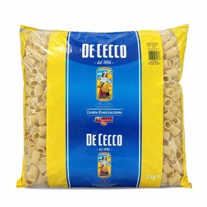 De Cecco Mezze Maniche Rigate 3 Kg – Durum Wheat Pasta for Food Service