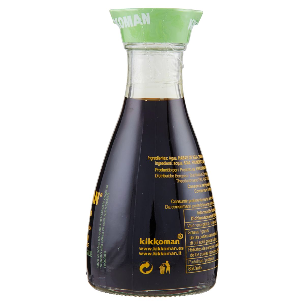 Sauce soja à faible teneur en sel Kikkoman 150 ml.