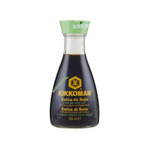 Sauce soja à faible teneur en sel Kikkoman 150 ml.