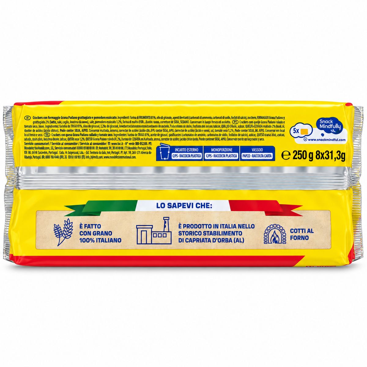 TUC Cracker Tomate y Grana Padano DOP 250 g