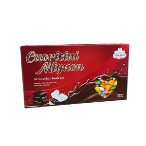 Crispo Confetti Mignon hearts assorted colors 1 Kg. ( Shelf Life 21/06/2025 )
