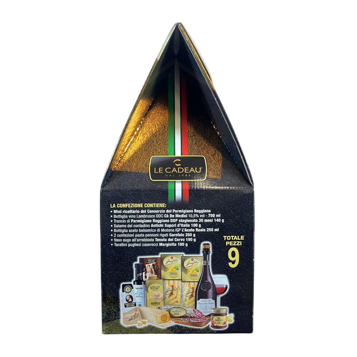 Le Cadeau Cesto “Gran Gourmet” 9 Pezzi