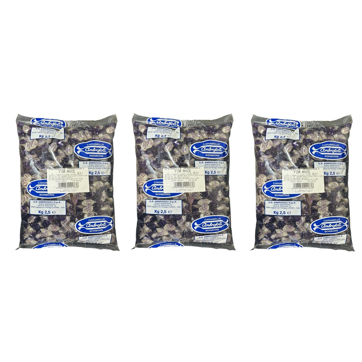 Ambrosoli Anisblütenbonbons 2,5 kg - 3 Stück