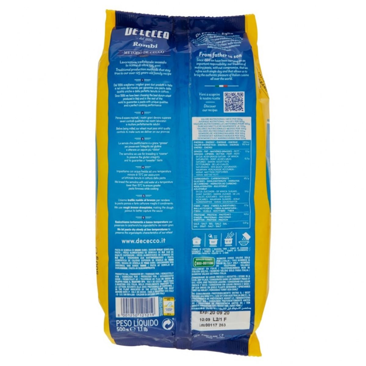 De Cecco Rombi n° 121 500 Gr.