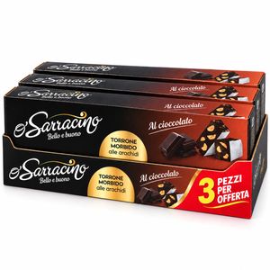 O'Sarracino Turrón Blando de Cacahuete con Chocolate 150 g_0