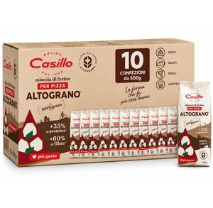 MOLINO CASILLO Altograno Miscela di Farina per Pizza 500 g_0