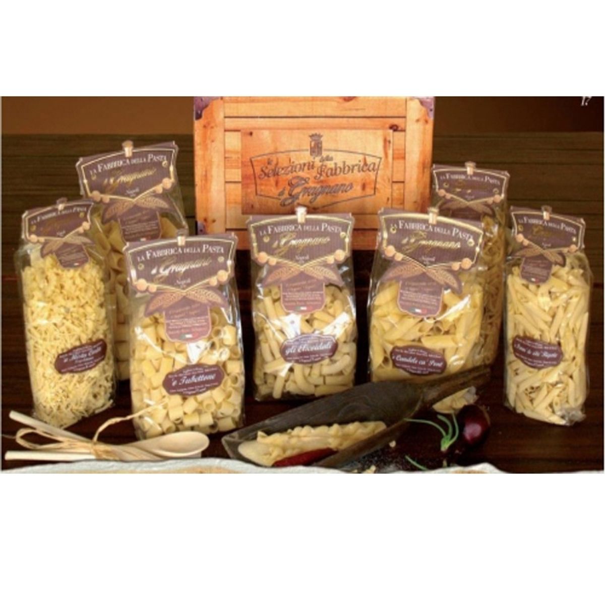 La Fabbrica della Pasta di Gragnano "Paquete de Pasta Gragnano 3 Kg" pasta gragnana IGP.