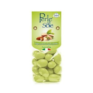 Perle di Sole Dragée Almond with Pistachio Flavor 150 Gr.