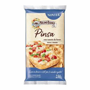 Mulino Bianco Pinsa 230 g – Base Précuite au Four Étendue à la Main