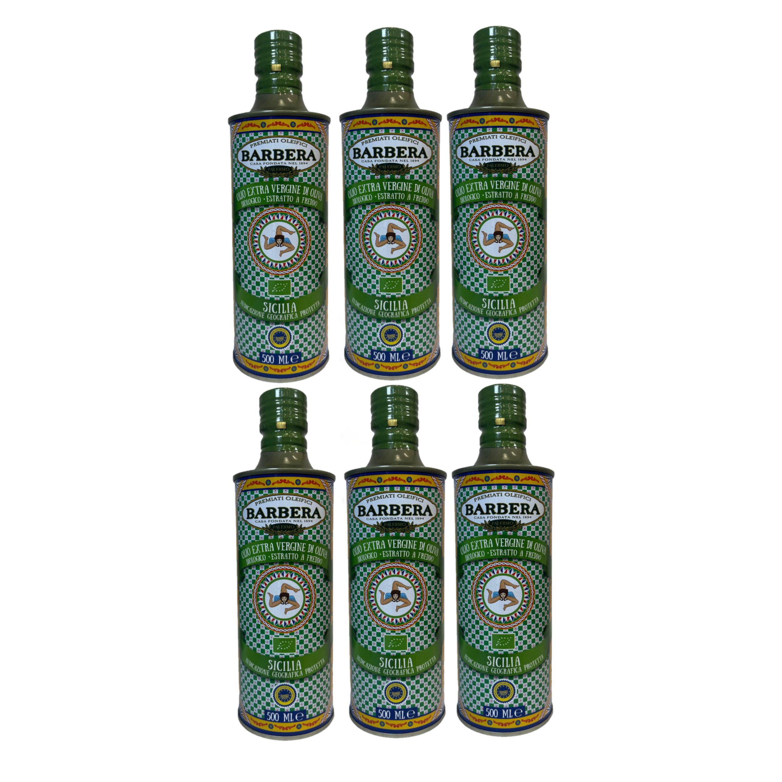 BARBERA OIL PGI Sicily in Organic Can 500 ml - You Dream Italy, image size:2500x2500