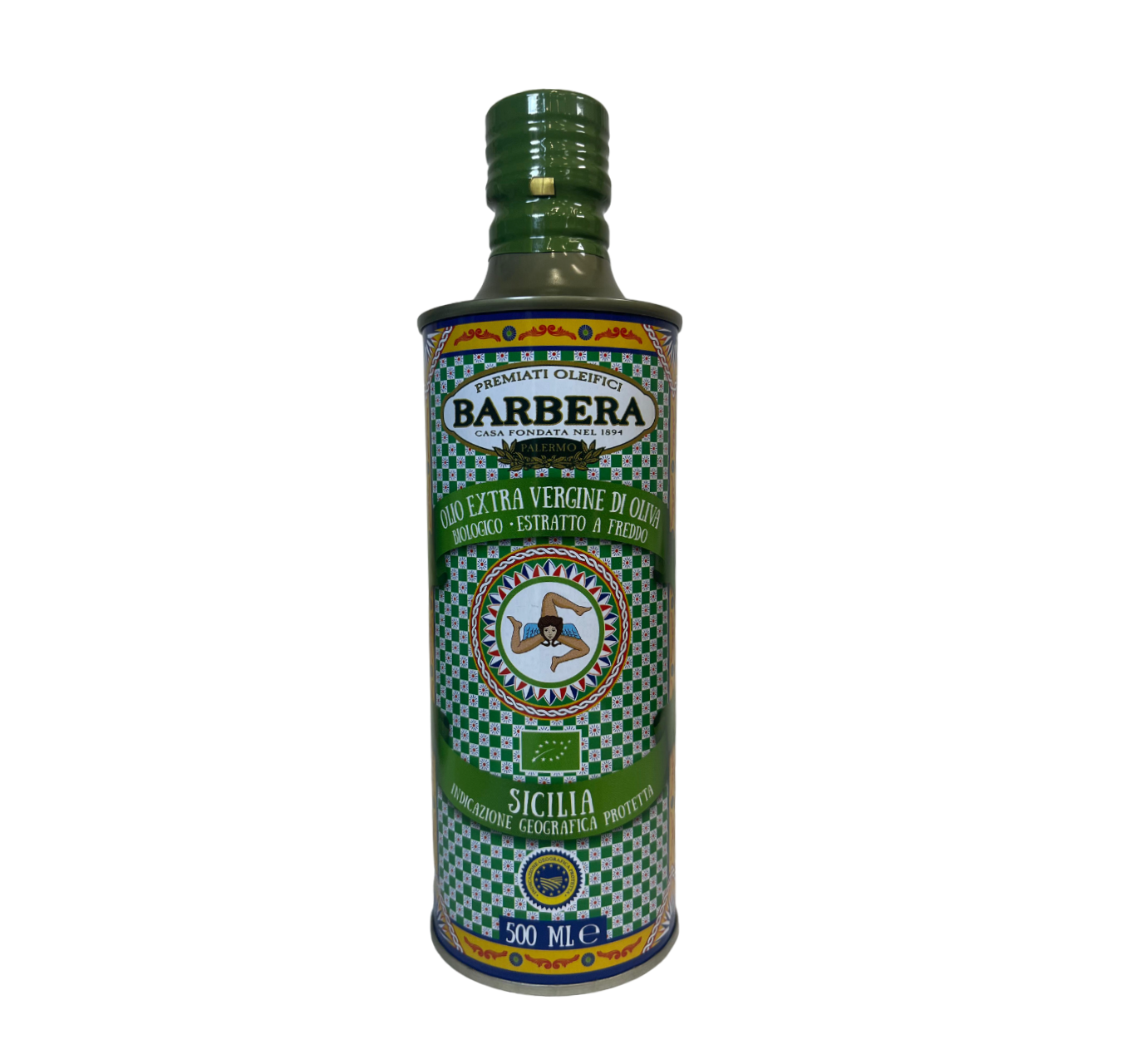BARBERA OIL PGI Sicily in Organic Can 500 ml - You Dream Italy, image size:1350x1280
