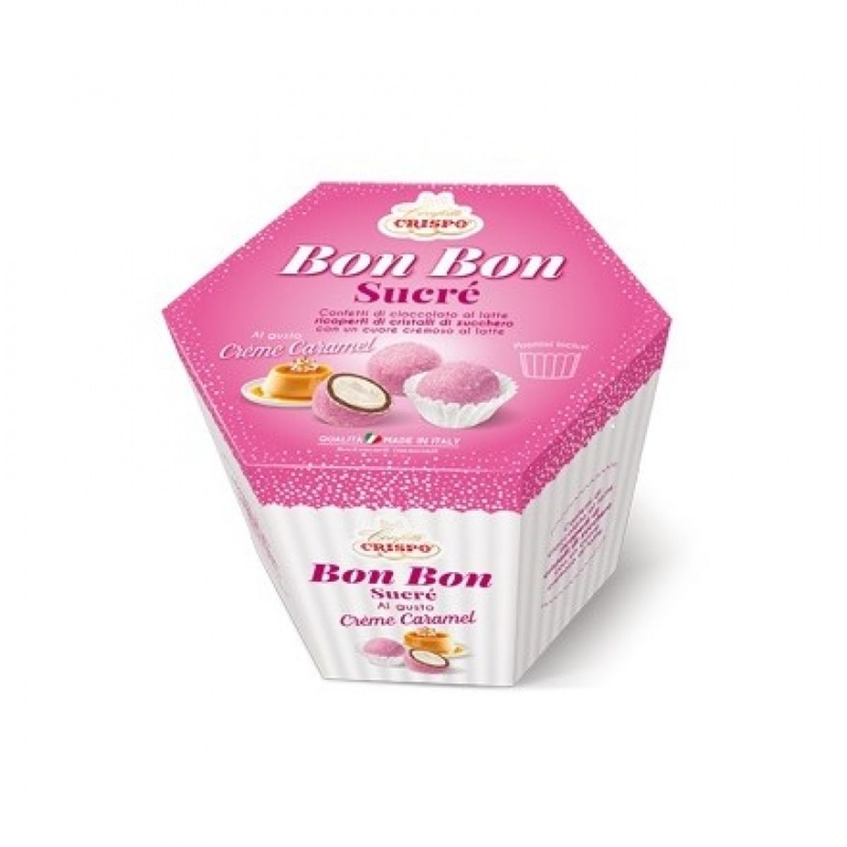 Crispo Konfetti Bon Bon Sucré Karamellcreme 500 Gr.