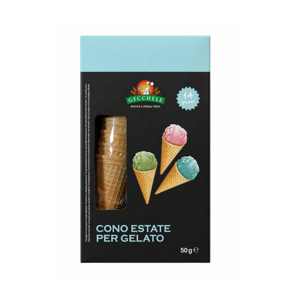 Gecchele Cono Estate Per Gelato 50g