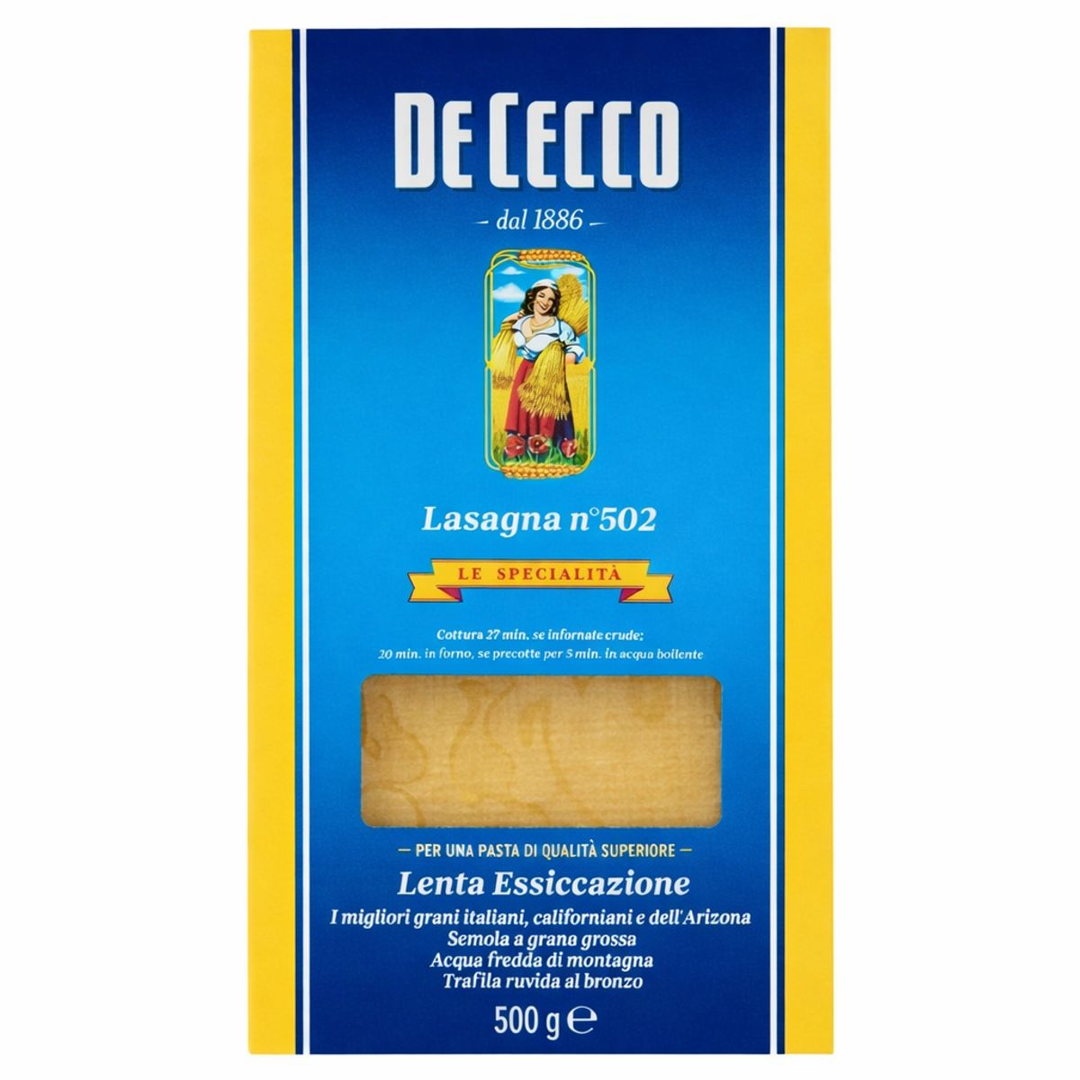 De Cecco Lasagna n°502 500 Gr.
