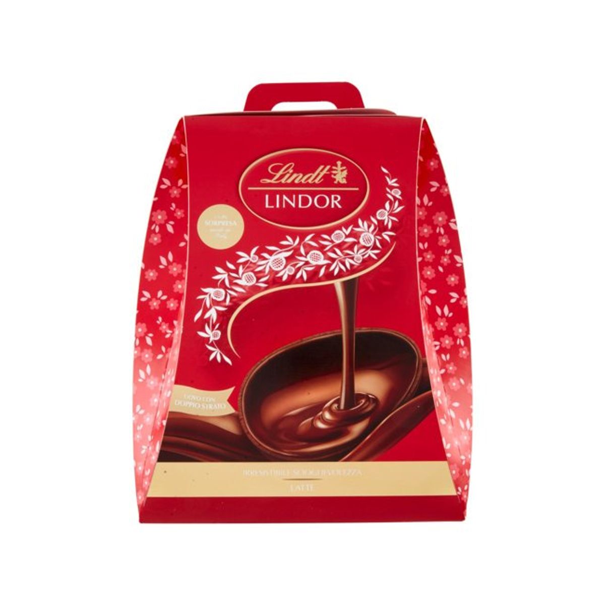 Œuf de Pâques double couche en chocolat au lait Lindt Lindor 360 g