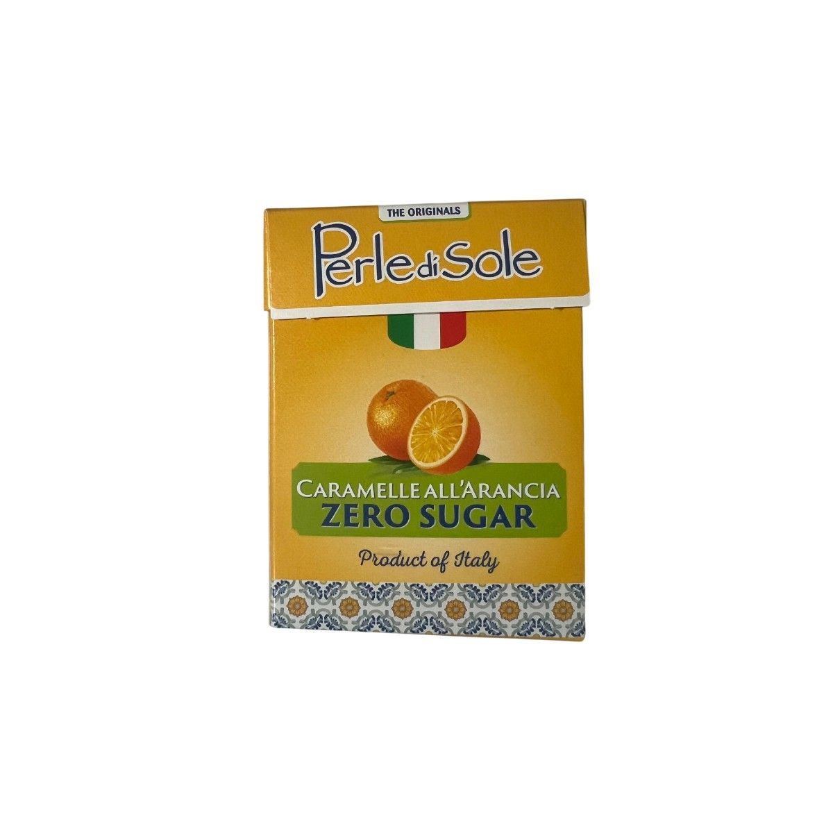 Bonbons durs à l'orange sans sucre Perle di Sole 40 gr.