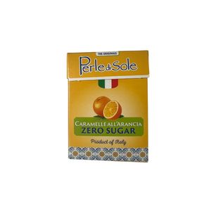 Perle di Sole Sugar-Free Orange Hard Candies 40 Gr.