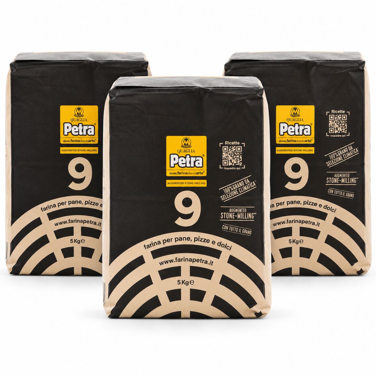 Molino Quaglia Petra Flour 9 Kg. 5 - 3 pieces