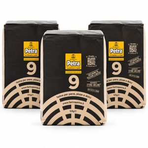 Molino Quaglia Petra 9 Whole Wheat Flour 5 Kg – Professional Flour for Bread, Pizza and Pastries_0