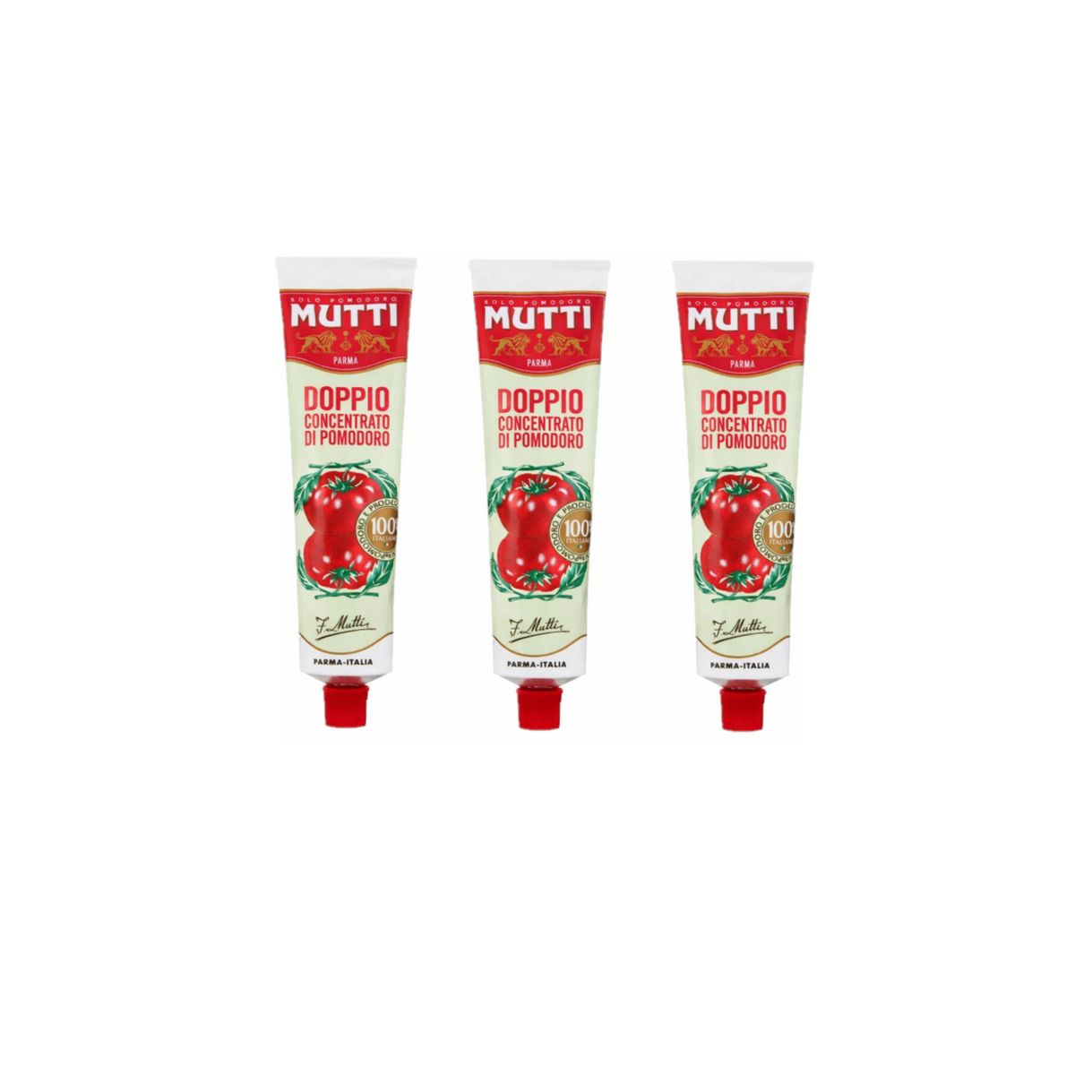 Mutti Doppelt konzentriertes Tomatenmark 130 g - 3 Stück