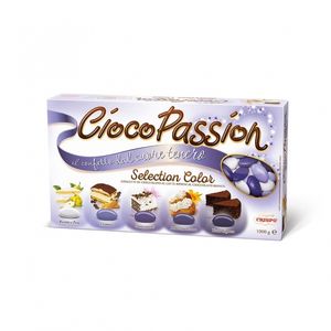 Crispo Konfetti CiocoPassion Selection Farbe Lila 1 kg.