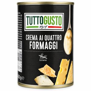 TuttoGusto Crema de Cuatro Quesos 400 g