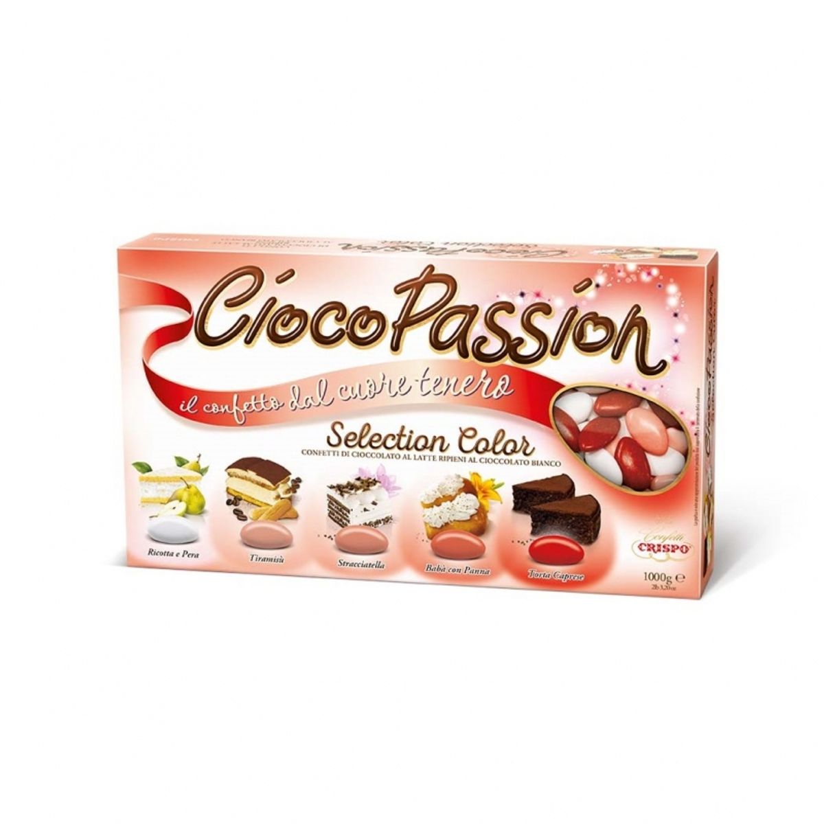 Crispo Confetti CiocoPassion Selection Color Rosso 1 kg.