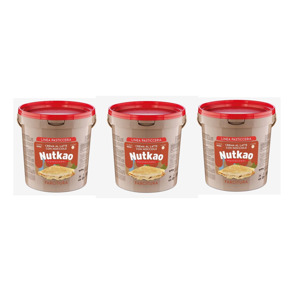 Nutkao Crema al Latte con Nocciole 6 kg.