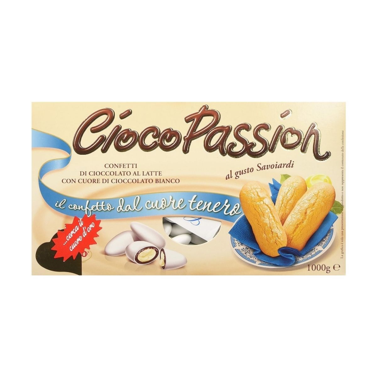 Crispo Confetti CiocoPassion Savoiardi 1 kg.
