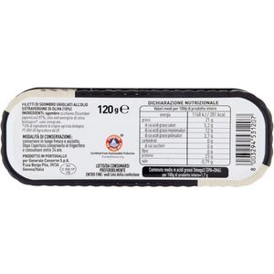 AsDoMar Filetti di Sgombro Grigliati in Olio Extra Vergine di Oliva 120 g – Ricetta Mediterranea Pronta all’Uso_1