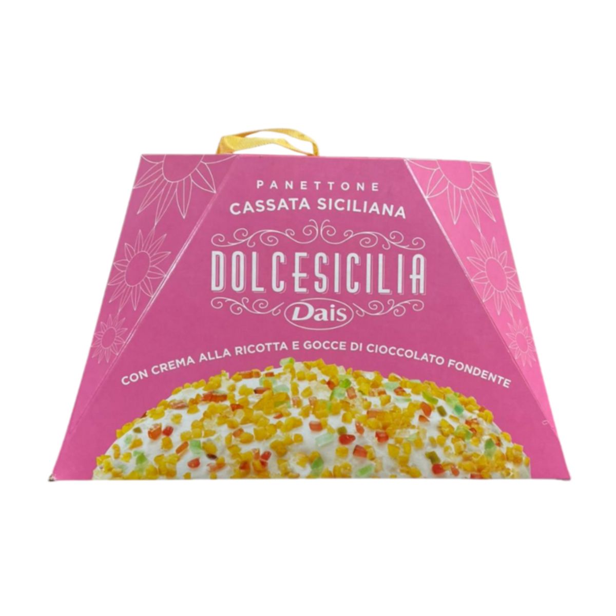 Sicilian Cassata Panettone by Dais DolceSicilia 800g | With Ricotta Cream and Dark Chocolate Chips