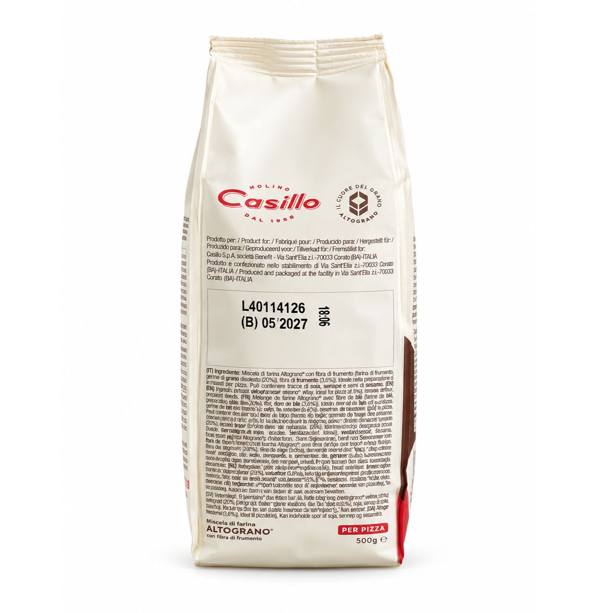 MOLINO CASILLO Altograno Farina per Pizza 500 g