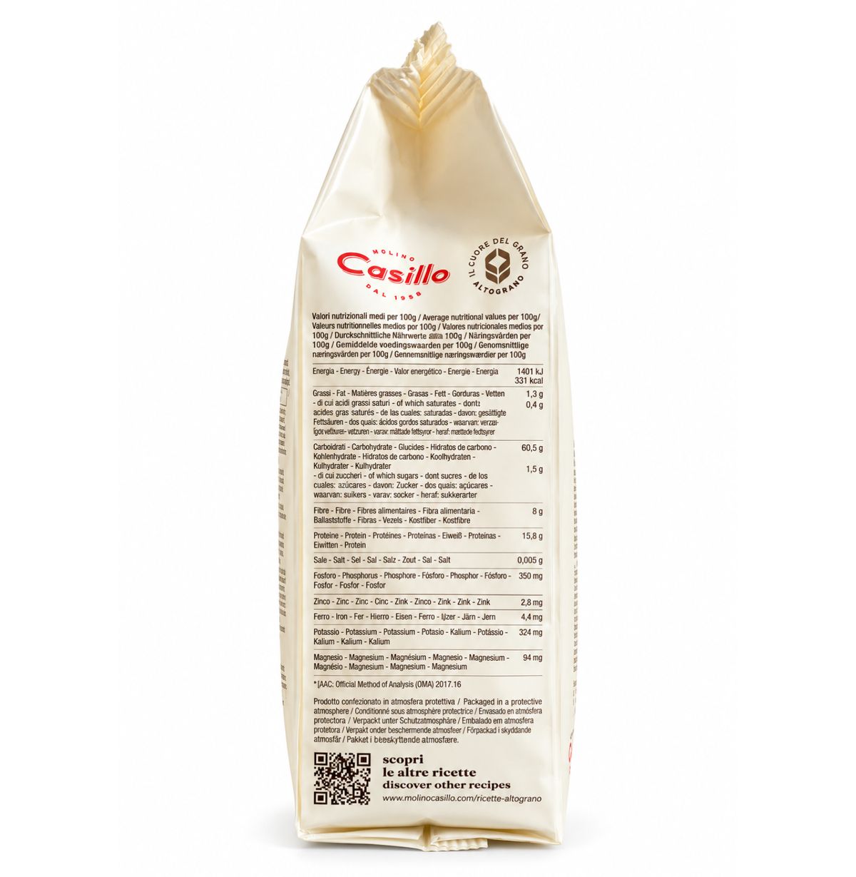 MOLINO CASILLO Altograno Farina per Pizza 500 g