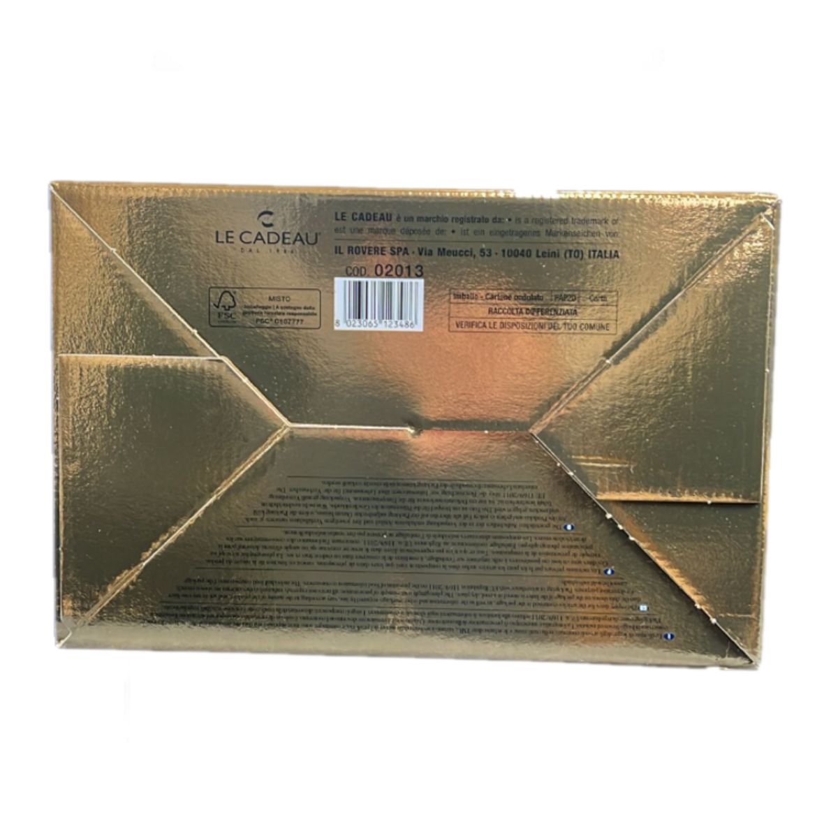 Le Cadeau “Dolce Natale” – Cesto Natalizio con Pandoro Classico e 9 Specialità Italiane Gourmet