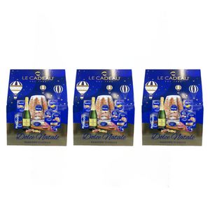 Le Cadeau “Noël Gourmand” – Coffret Cadeau Italien avec Pandoro Classique et 9 Spécialités Raffinées_0