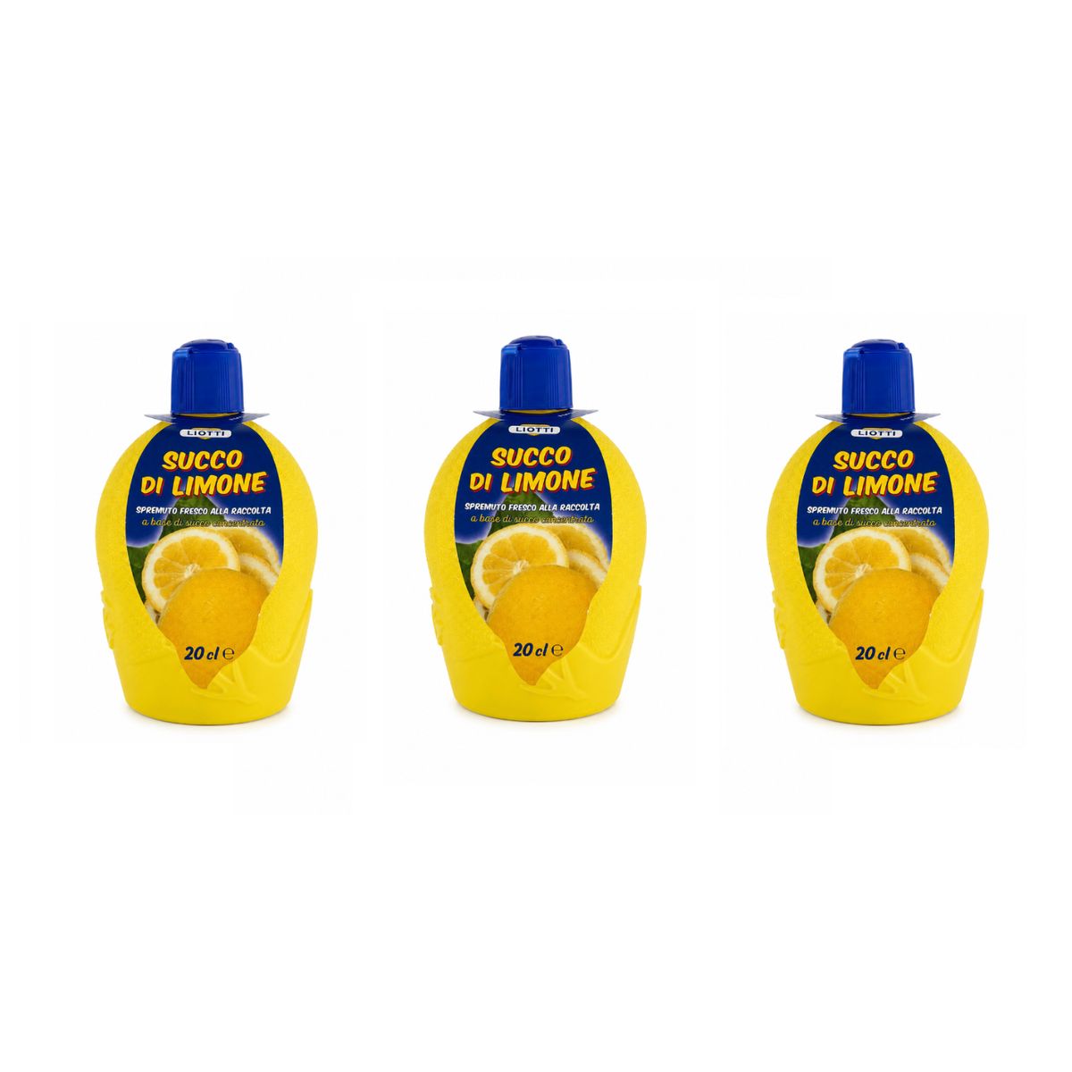 Liotti Lemon Juice from Concentrate 20 cl - 3 pieces