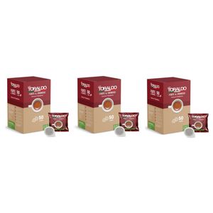 Caffè Toraldo, starke und cremige Mischung, Schachtel mit 50 Pads._0