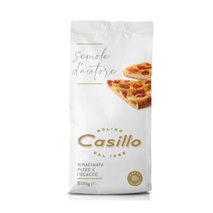Molino Casillo Le Semole D'Autore semola rimacinata per pizze e focacce 500 Gr. ( Shelf life 08 2026 )