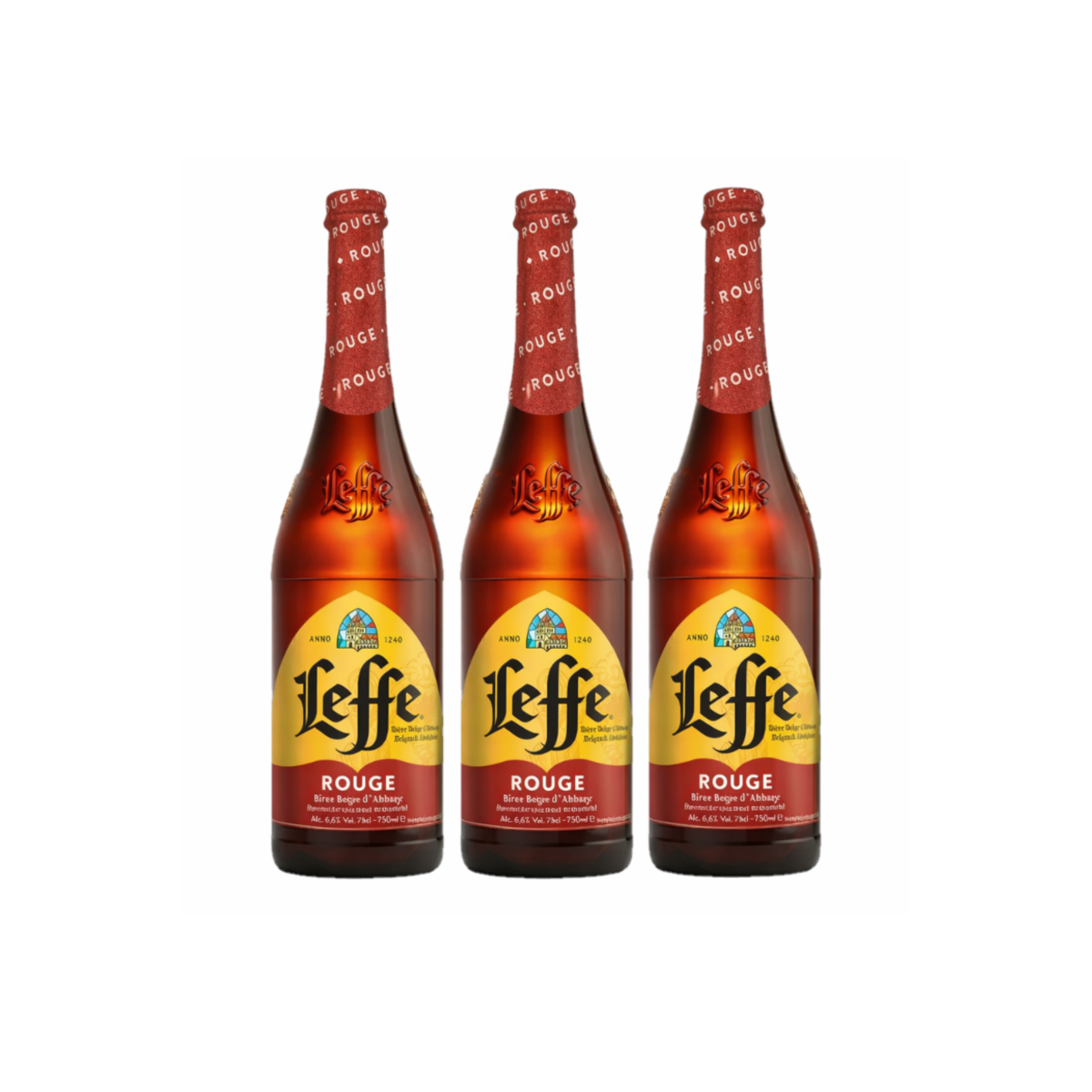 Leffe Rouge 750 ml. - 3 Pieces