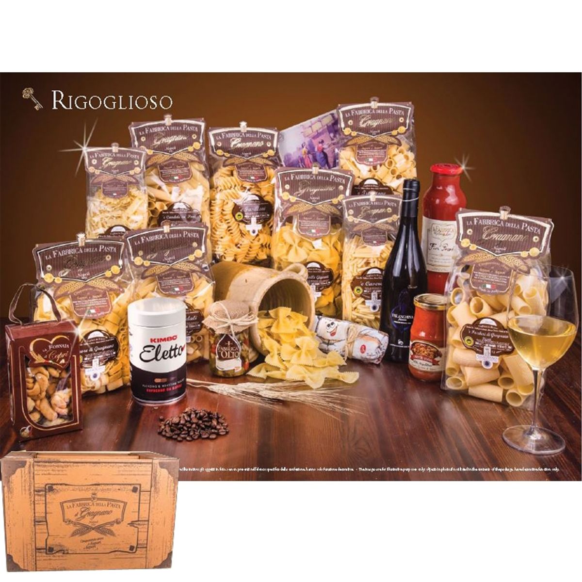 La Fabbrica della Pasta di Gragnano "confezione rigoglioso"  Pasta di Gragnano IGP