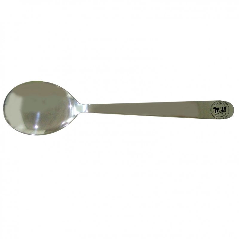 Cuillère à Sauce Pizza En Inox - Fond Plat Pour étaler, Manche Ergonomique, Idéale Pour Sauces, Glaçage, Dressage