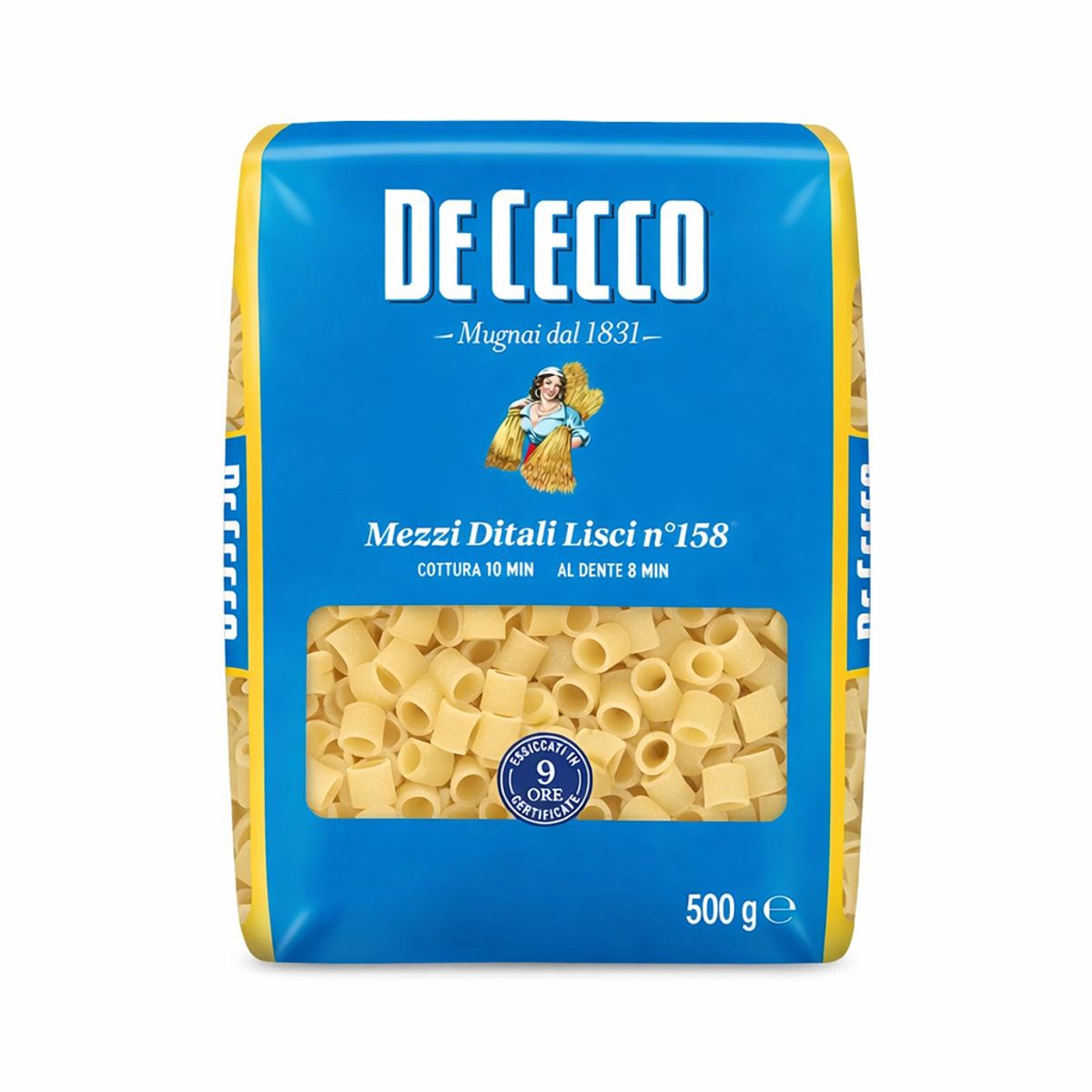 De cecco half smooth thimbles n°158 500 Gr.