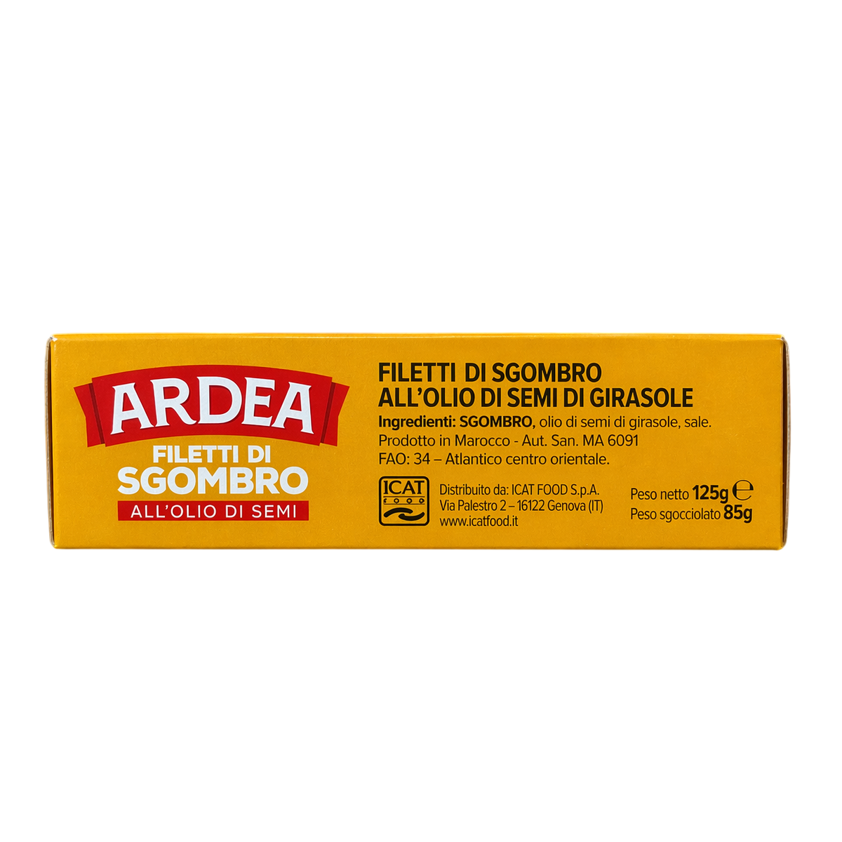 Ardea Filetti Di Sgombro All'Olio Di Semi 125g 