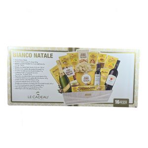 Le Cadeau “Noël Blanc” – Coffret Cadeau Italien avec 16 Délices Gourmets : Panettone Tre Marie, Vins et Spécialités Raffinées | YouDreamItaly_0